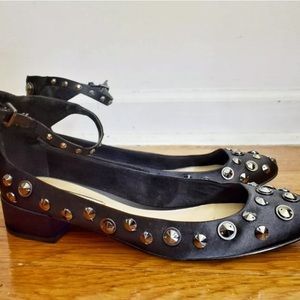 Zara glam block heels sz 9/40